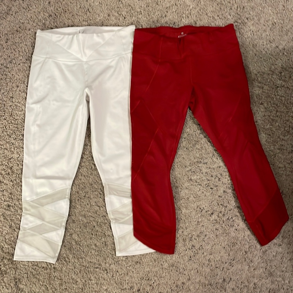 EUC Athleta mesh Capri. Women sz M